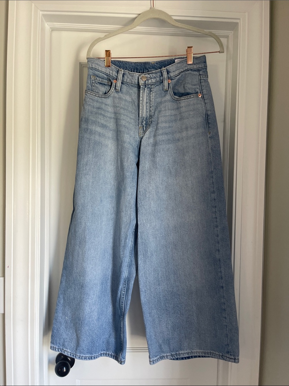 Light Wash Gap Wide Leg Women’s Jeans 26 Petite